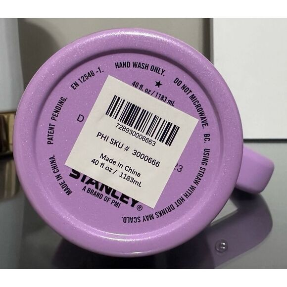 NWT Stanley x Starbucks Philippines Exclusive 2024 Lavender Floral 40oz Tumbler - Picture 4 of 5